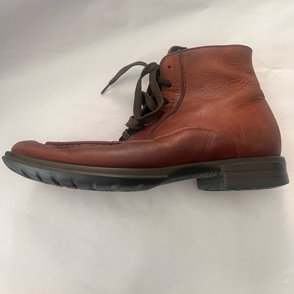 Vintage Men\'s Black Leather Boots size size 9.5
